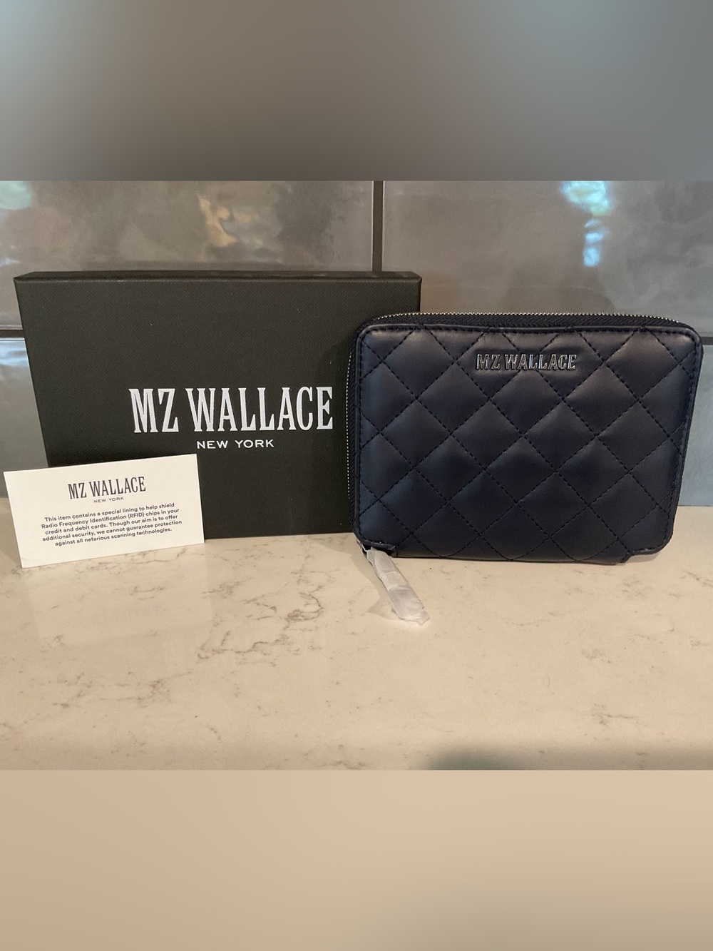 MZ Wallace Dawn Tropical Palm Passport Organizer Holder Wallet - Picture 10 of 11